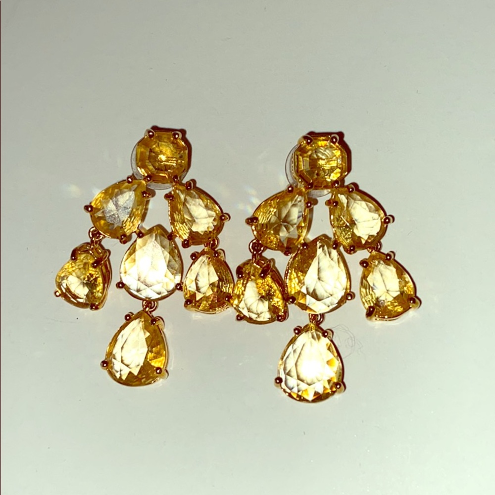 Kate Spade Gold Crystal Earrings
